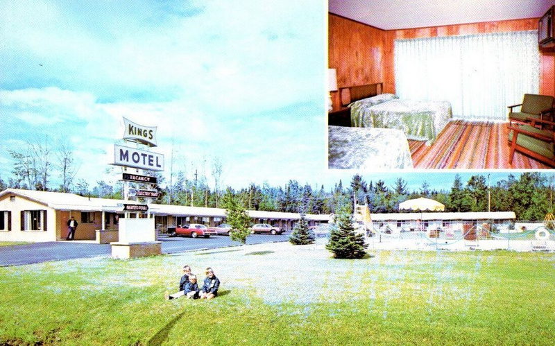Kings Motel (Kings Inn, Kings Motel) - Vintage Postcard (newer photo)